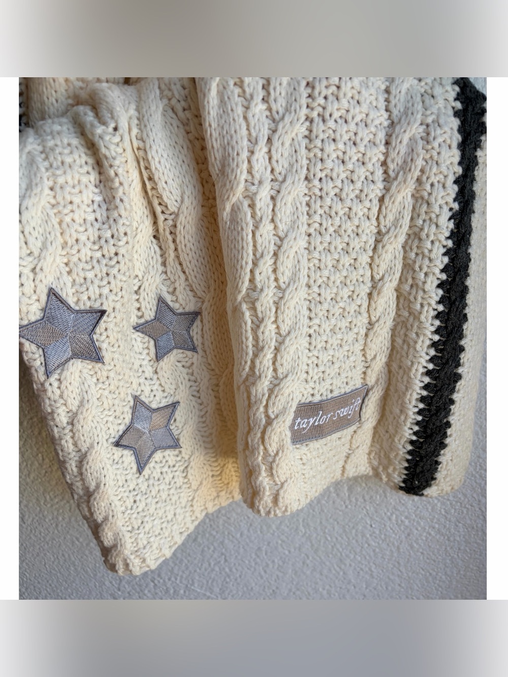 Taylor Swift Folklore Cable Knit Scarf